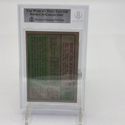 Eric Dickerson 1984 Topps Auto Autograph Rookie RC Rams #280 BGS Authentic