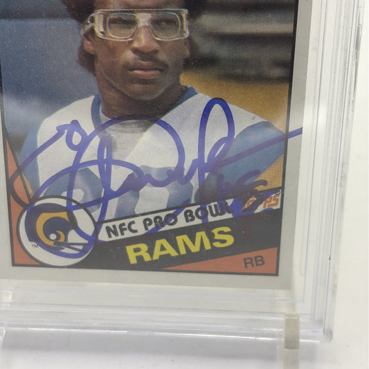 Eric Dickerson 1984 Topps Auto Autograph Rookie RC Rams #280 BGS Authentic