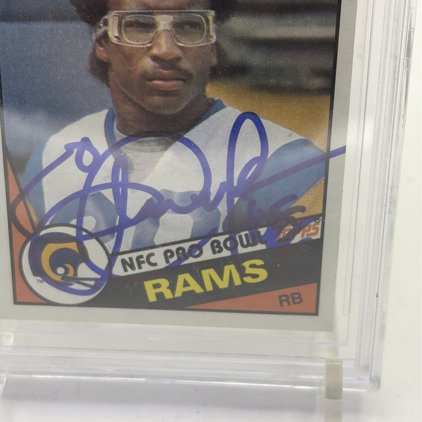 Eric Dickerson 1984 Topps Auto Autograph Rookie RC Rams #280 BGS Authentic