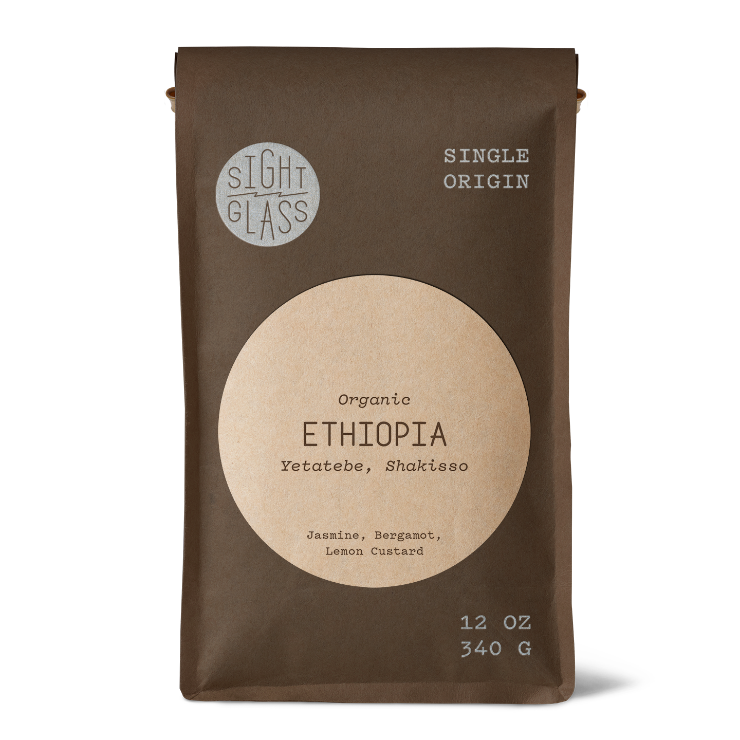Ethiopia Yetatebe Shakisso organic single origin coffee by Sightglass Coffee with floral jasmine, bergamot, and lemon custard tasting notes