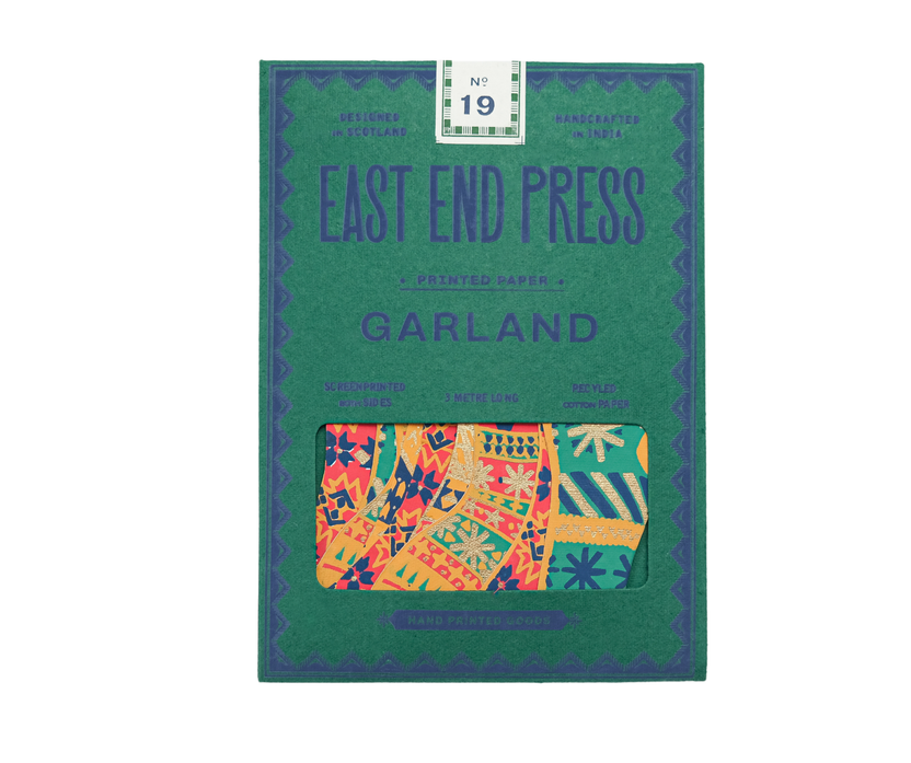Festive Stockings Sewn Garland | East End Press