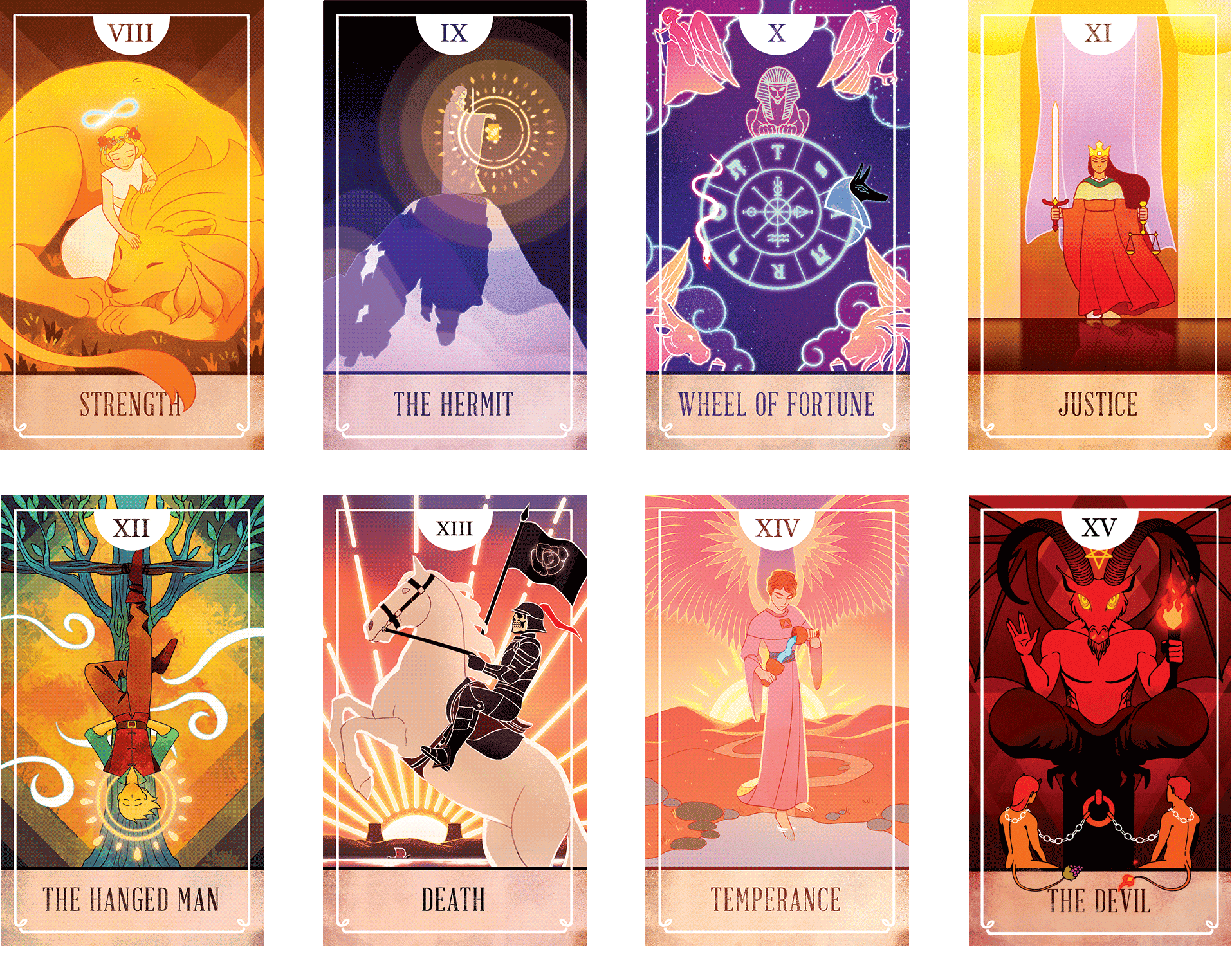Fablemaker's Animated Tarot Deck, animated tarot cards, lenticular tarot deck, Hit Point Press tarot, tarot deck for DnD, 5E tarot cards, animated divination deck, Major and Minor Arcana animated, Fablemaker tarot for RPG, fantasy tarot deck, tarot for tabletop games, tarot with movement