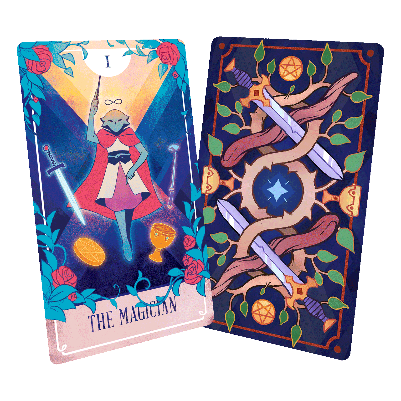Fablemaker's Animated Tarot Deck, animated tarot cards, lenticular tarot deck, Hit Point Press tarot, tarot deck for DnD, 5E tarot cards, animated divination deck, Major and Minor Arcana animated, Fablemaker tarot for RPG, fantasy tarot deck, tarot for tabletop games, tarot with movement