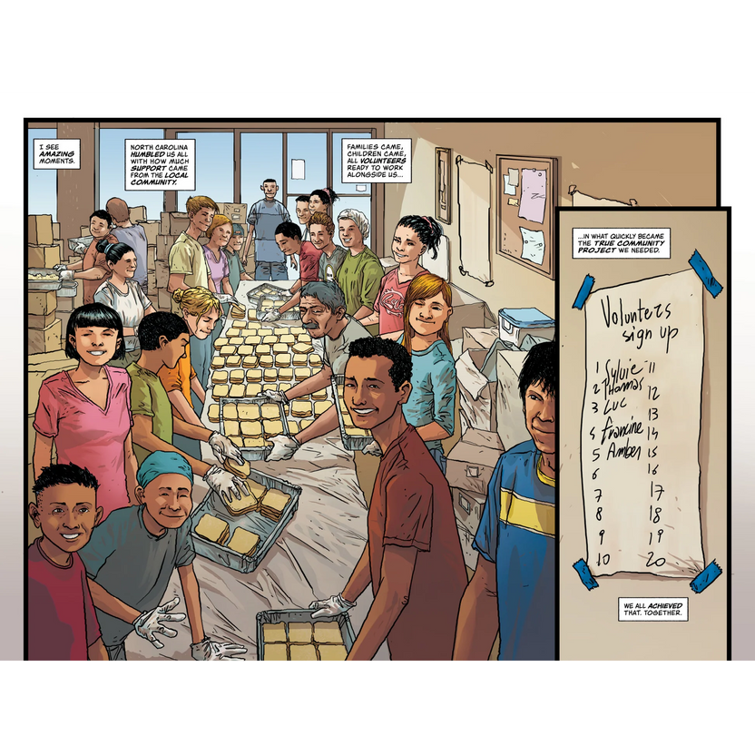 Feeding Dangerously graphic novel
Jose Andres World Central Kitchen book
Mike Mignola exclusive cover comic
TKO Studios limited edition comic
graphic nonfiction humanitarian book
Steve Orlando Alberto Ponticelli comic
collectible graphic novels preowned
World Central Kitchen illustrated book
