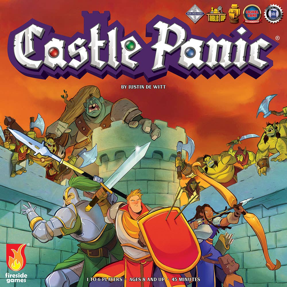 Castle Panic Second Edition

Castle Panic board game

Fireside Games Castle Panic

cooperative tower defense board game

co-op strategy board game

1 to 6 player board game
award winning cooperative board game

family friendly cooperative board game

defend the castle board game

cooperative game with card trading

tower defense tabletop game

cooperative game night strategy game

board game where you win together