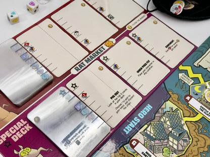 Ham Helsing board game

Fireside Games Ham Helsing

cooperative adventure board game

co-op board game

monster hunting board game

graphic novel board game
cooperative board game with character upgrades

card crafting board game

transparent upgrade cards board game

team-based adventure game

defend locations from minions board game

cooperative strategy game for game night

spooky humorous adventure board game