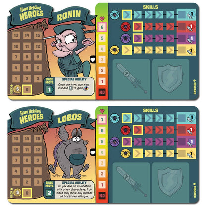 Ham Helsing board game

Fireside Games Ham Helsing

cooperative adventure board game

co-op board game

monster hunting board game

graphic novel board game
cooperative board game with character upgrades

card crafting board game

transparent upgrade cards board game

team-based adventure game

defend locations from minions board game

cooperative strategy game for game night

spooky humorous adventure board game