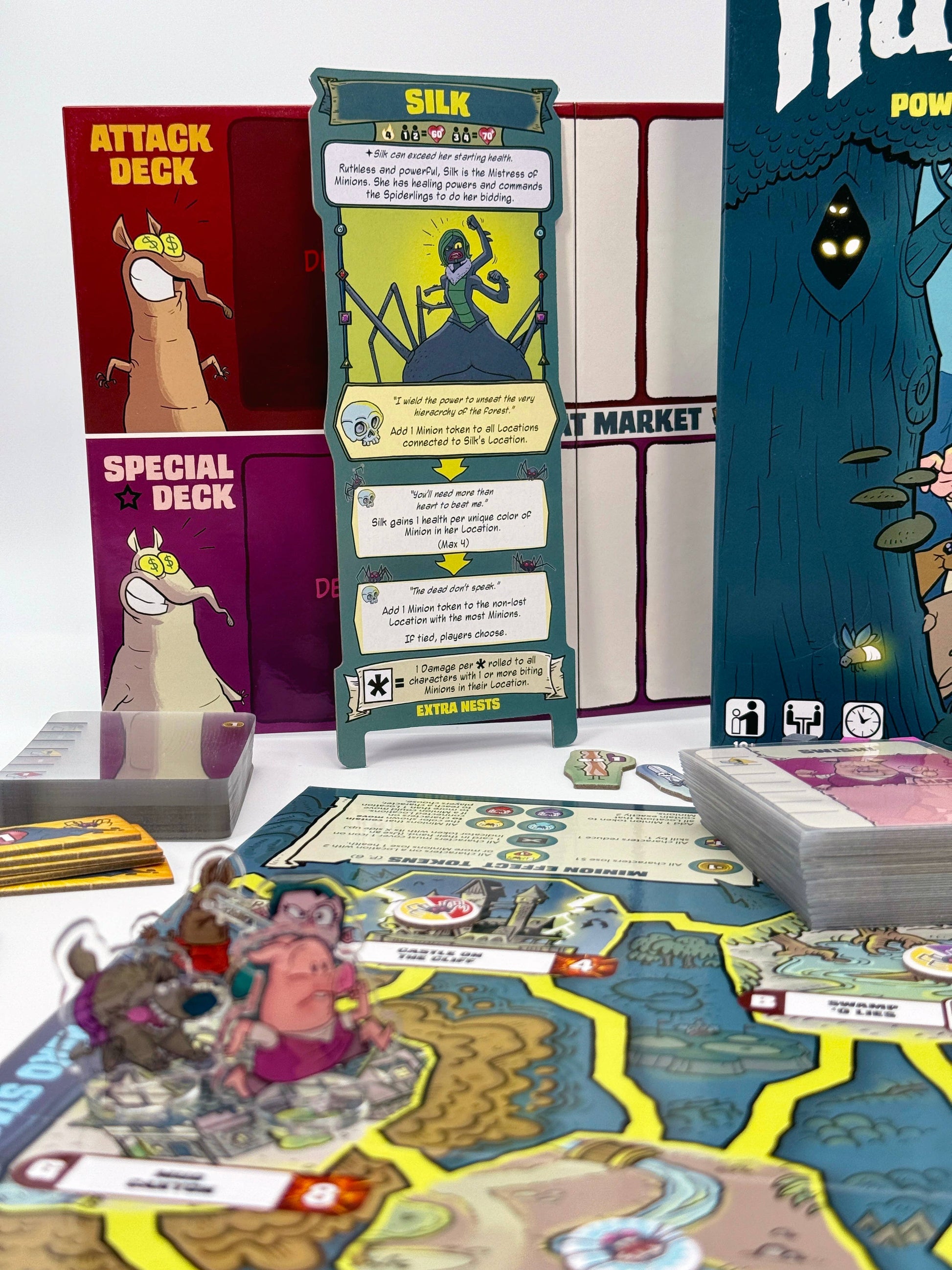 Ham Helsing board game

Fireside Games Ham Helsing

cooperative adventure board game

co-op board game

monster hunting board game

graphic novel board game
cooperative board game with character upgrades

card crafting board game

transparent upgrade cards board game

team-based adventure game

defend locations from minions board game

cooperative strategy game for game night

spooky humorous adventure board game