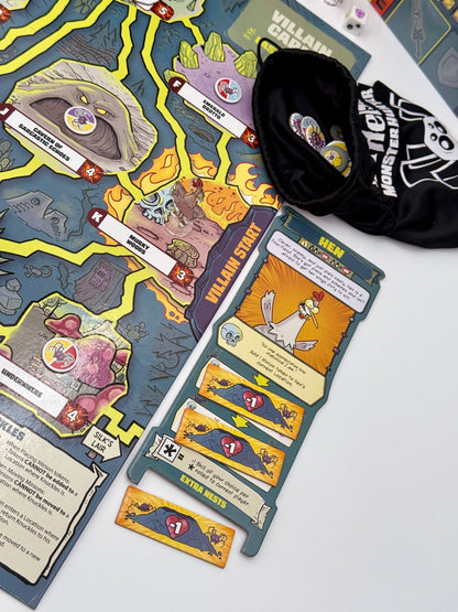 Ham Helsing board game

Fireside Games Ham Helsing

cooperative adventure board game

co-op board game

monster hunting board game

graphic novel board game
cooperative board game with character upgrades

card crafting board game

transparent upgrade cards board game

team-based adventure game

defend locations from minions board game

cooperative strategy game for game night

spooky humorous adventure board game