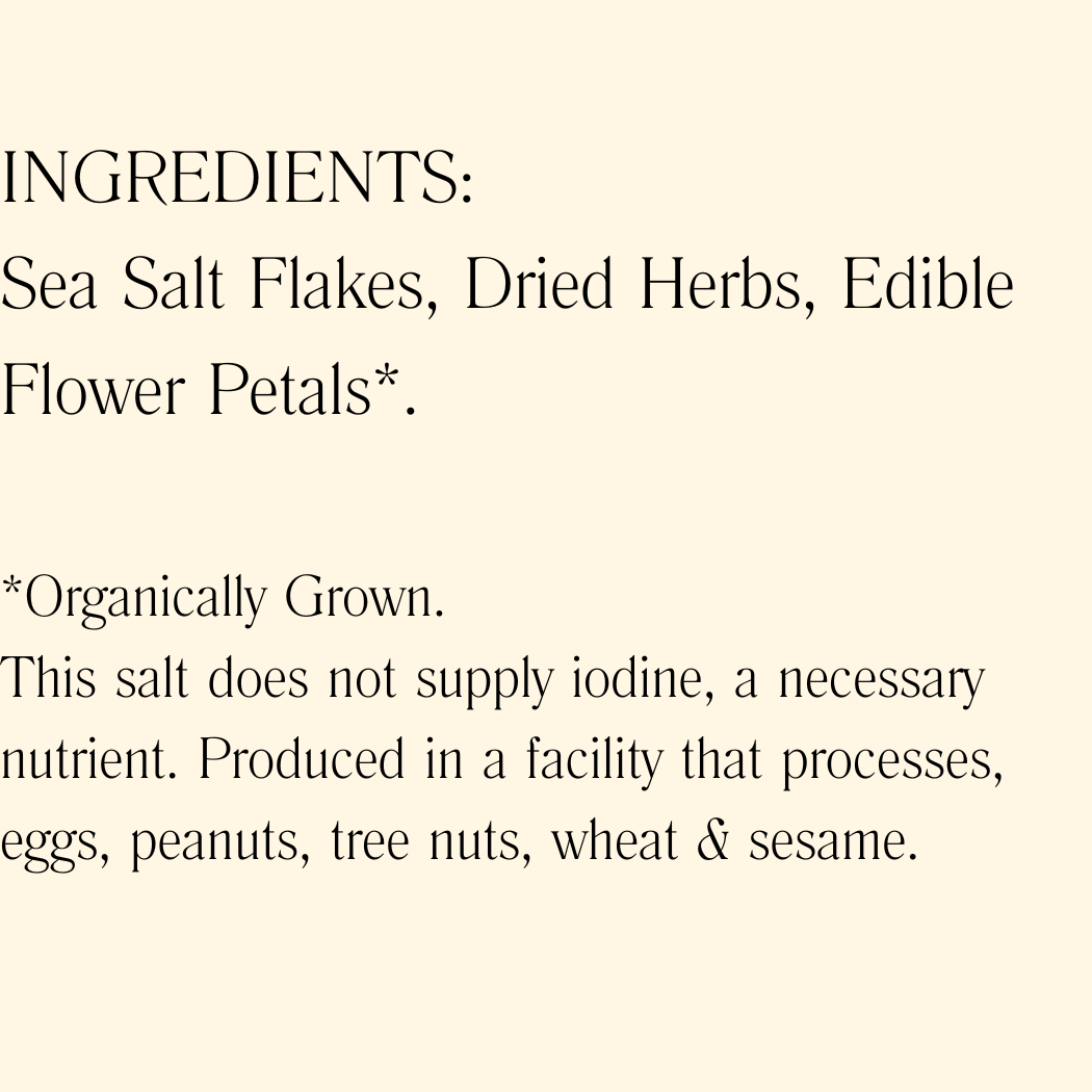floral garnishing salt, potion-themed cocktail salt, RPG party drink garnish, edible flower salt blend, fantasy game night accessories, Flouwer Co. floral salt, eco-friendly garnishing salt, cocktail rim salt with flowers, tabletop party garnish