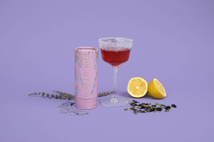 floral finishing sugar, Flouwer Co. cocktail sugar, DnD themed party snacks, potion drink garnish, natural cocktail rim sugar, edible flowers sugar, eco-friendly RPG gift, floral sugar tube for gamers, fantasy-themed baking sugar