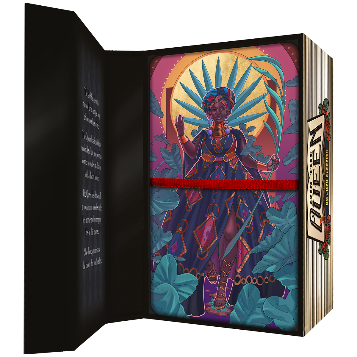 For the Queen storytelling game, Darrington Press narrative game, collaborative roleplaying card game, Critical Role story game, prompt-based RPG, relationship-building card game, 2–6 player storytelling game, quick-start narrative game, immersive roleplay card deck, creative writing tabletop game, card-based worldbuilding game, emotional roleplay experience