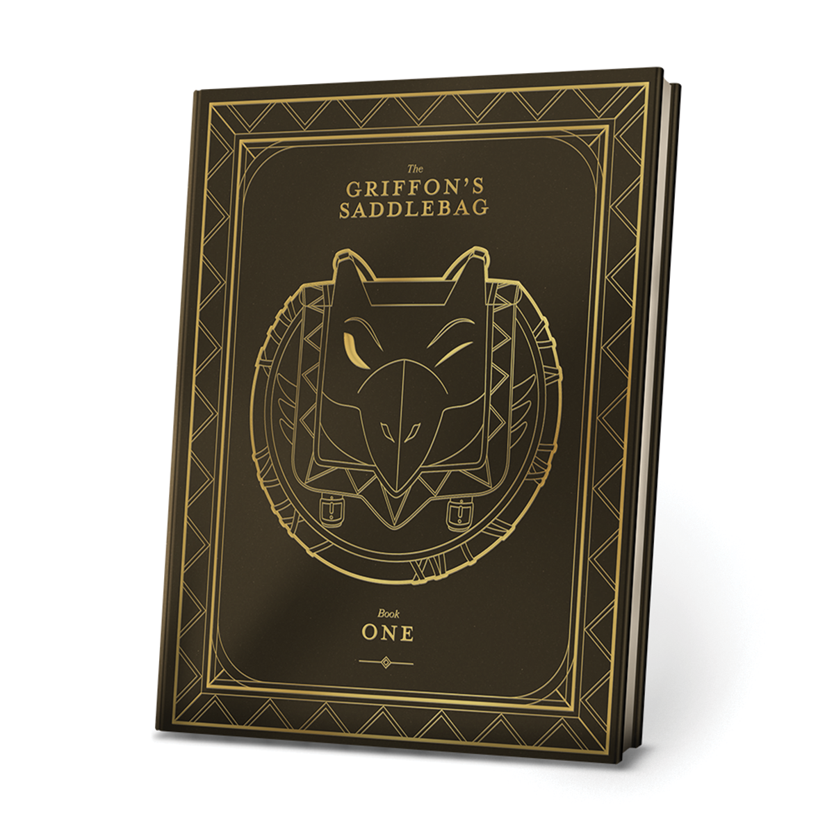 The Griffon's Saddlebag Book One deluxe black and gold leatherette hardcover