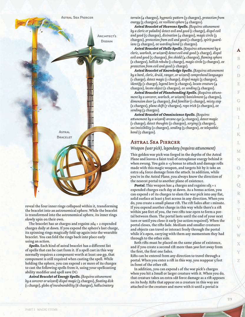 Illustrated magic item page from The Griffon's Saddlebag Book One