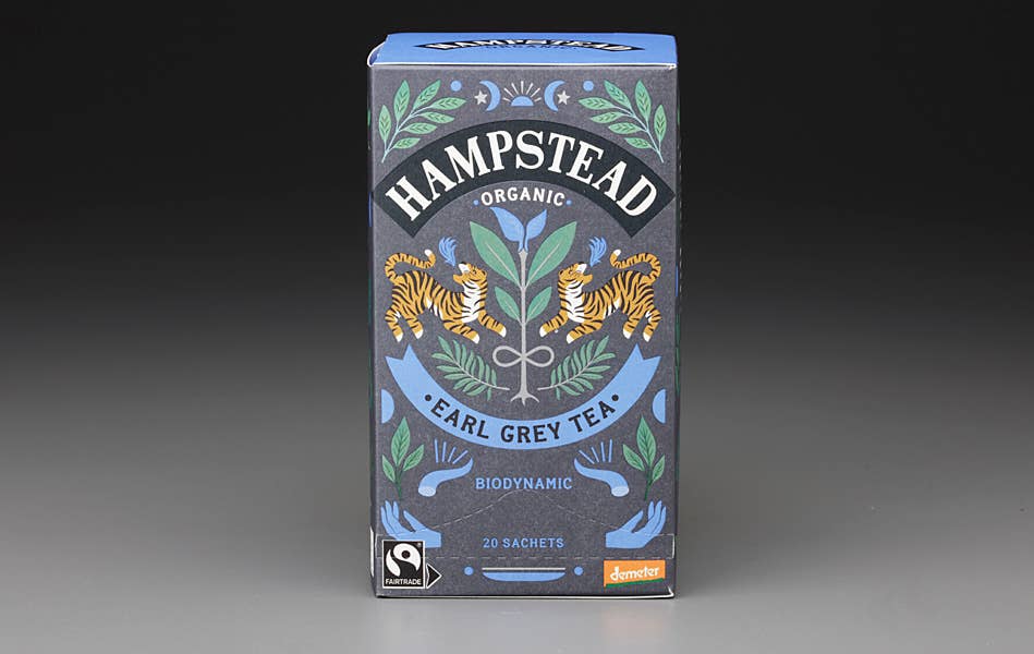 hampstead organic earl grey tea, biodynamic earl grey, organic darjeeling bergamot tea, italian bergamot black tea, floral citrus earl grey, gentle earl grey blend, whole leaf organic earl grey, soft citrus tea, mark t wendell hampstead, rogue & rye tea collection