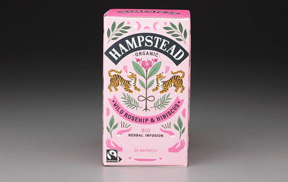 Hampstead organic biodynamic tea with fully compostable tea bags