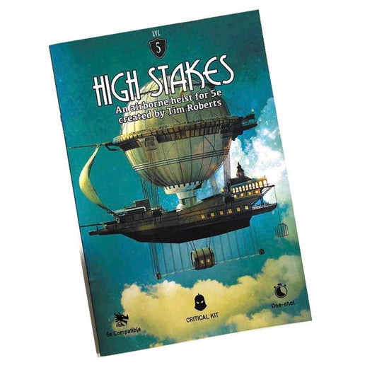 D&D 5e heist one-shot, airship heist DnD adventure, 5e one-shot for 5 players, Dungeons and Dragons heist, 5e high-stakes adventure, DnD casino heist module, downloadable DnD one-shot, fantasy heist RPG, 5e adventure with maps and NPCs, DnD one-shot with magic items