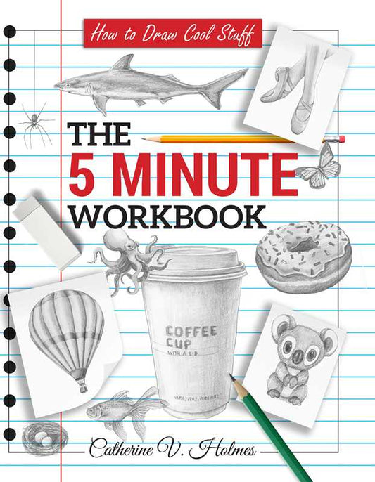 how to draw cool stuff workbook, 5 minute drawing exercises, catherine v holmes drawing book, quick drawing lessons, beginner drawing workbook, fast sketching techniques, step-by-step drawing book, art exercises for beginners, how to draw in 5 minutes, drawing practice book, cool sketch ideas, drawing for kids and adults, art skill builder, quick creative prompts, simple drawing tutorial book