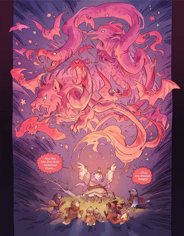 humblewood comic, for want of a nail graphic novel, gail simone humblewood, sarah webb illustrator, hit point press comic, humblewood lore book, 5e compatible humblewood, dnd graphic novel, birdfolk fantasy comic, anthro fantasy book, humblewood adventure hooks, graphic novel award winner, 2025 IPPY awards graphic novel, tabletop rpg companion book, rogue & rye humblewood collection