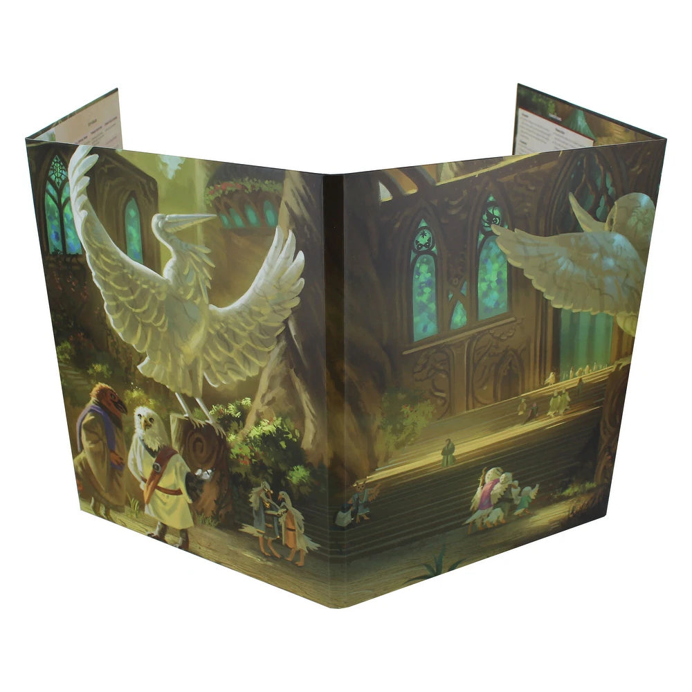 humblewood gm screen, humblewood tales screen, dnd 5e gm screen, hit point press screen, alderheart lore, humblewood guilds reference, humblewood calendar festivals, tabletop rpg accessories, 5e setting gm screen, rogue & rye humblewood collection, woodland fantasy ttrpg tools, humblewood game master screen