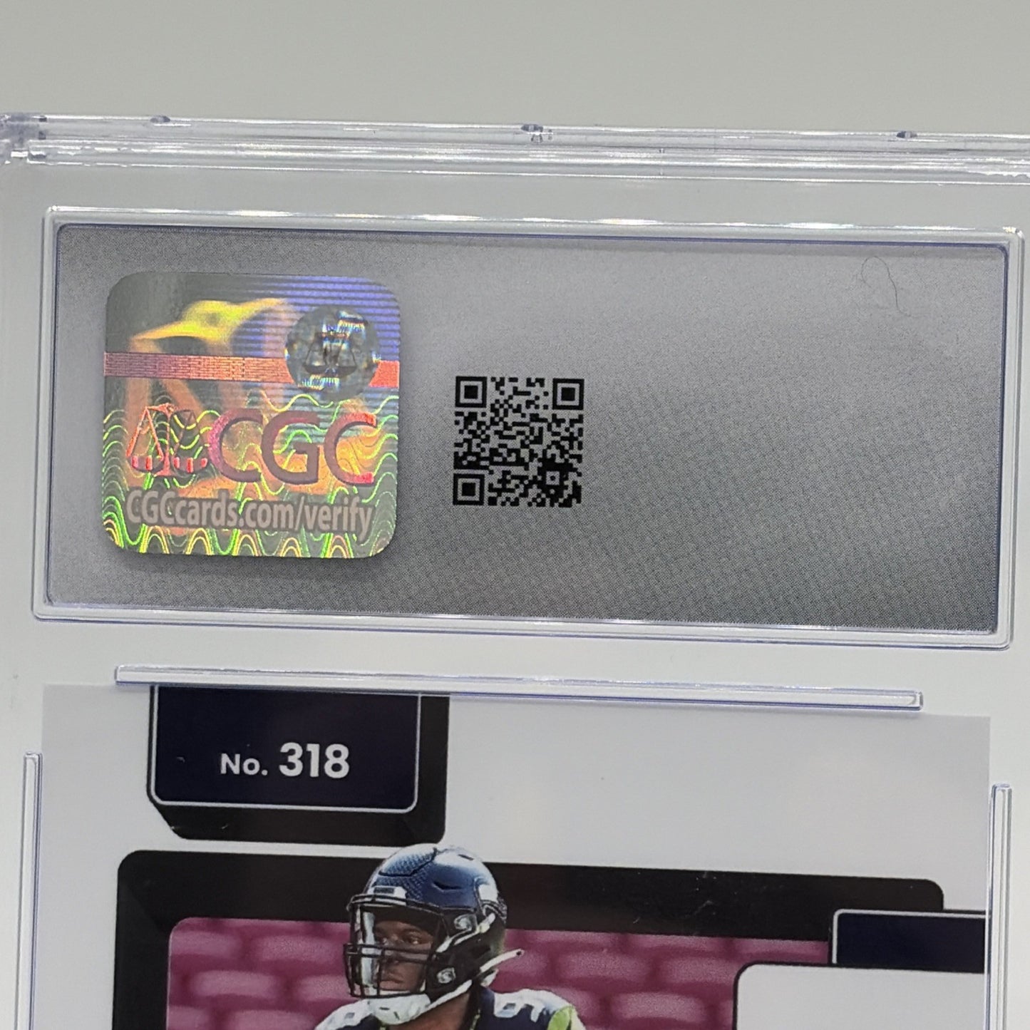 2022 Donruss Kenneth Walker III Press Proof Premium CGC 9.5 2022 Donruss Kenneth Walker III Press Proof Premium rookie card graded CGC 9.5 featuring the Seattle Seahawks running back