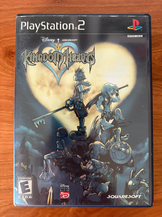 Complete copy of Kingdom Hearts for PlayStation 2 including original case, cover art, and game disc.