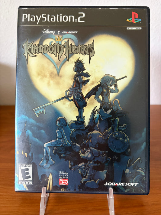 Complete copy of Kingdom Hearts for PlayStation 2 including original case, cover art, and game disc.