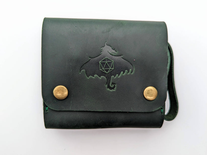 leather dice pouch, DnD potion pouch, cosplay belt pouch, NTSD leather pouch, Ren Faire accessories, dice vial pouch, genuine leather game pouch, foraging pouch, tabletop RPG gear, glass vial dice pouch