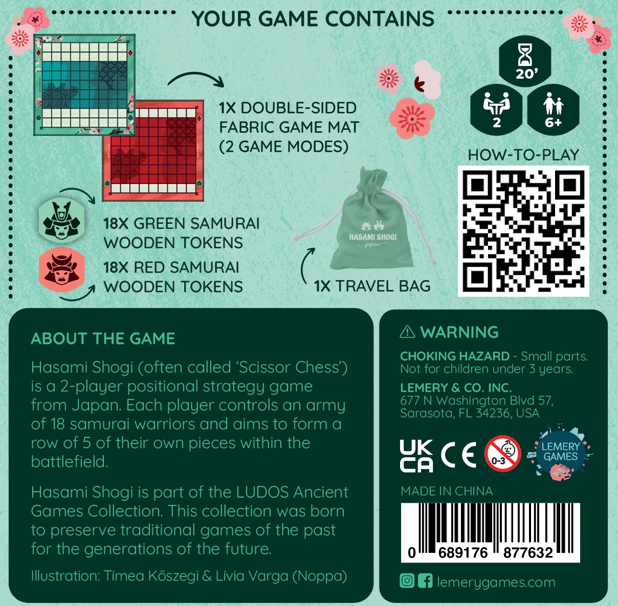 Hasami Shogi game, Hasami Shogi board game, Hasami Shogi Japan, Scissor Chess game, scissor chess board game, Shogi variant game, Japanese abstract strategy game, 2 player strategy game, 2 player board game ages 6 and up, 20 minute strategy game, family strategy board game, classic games collection, LUDOS Collection, LUDOS Asia, volume 1 LUDOS Asia, preserve games of the past, samurai strategy game, capture by sandwiching pieces game, five in a row strategy game, educational strategy game for kids, travel f