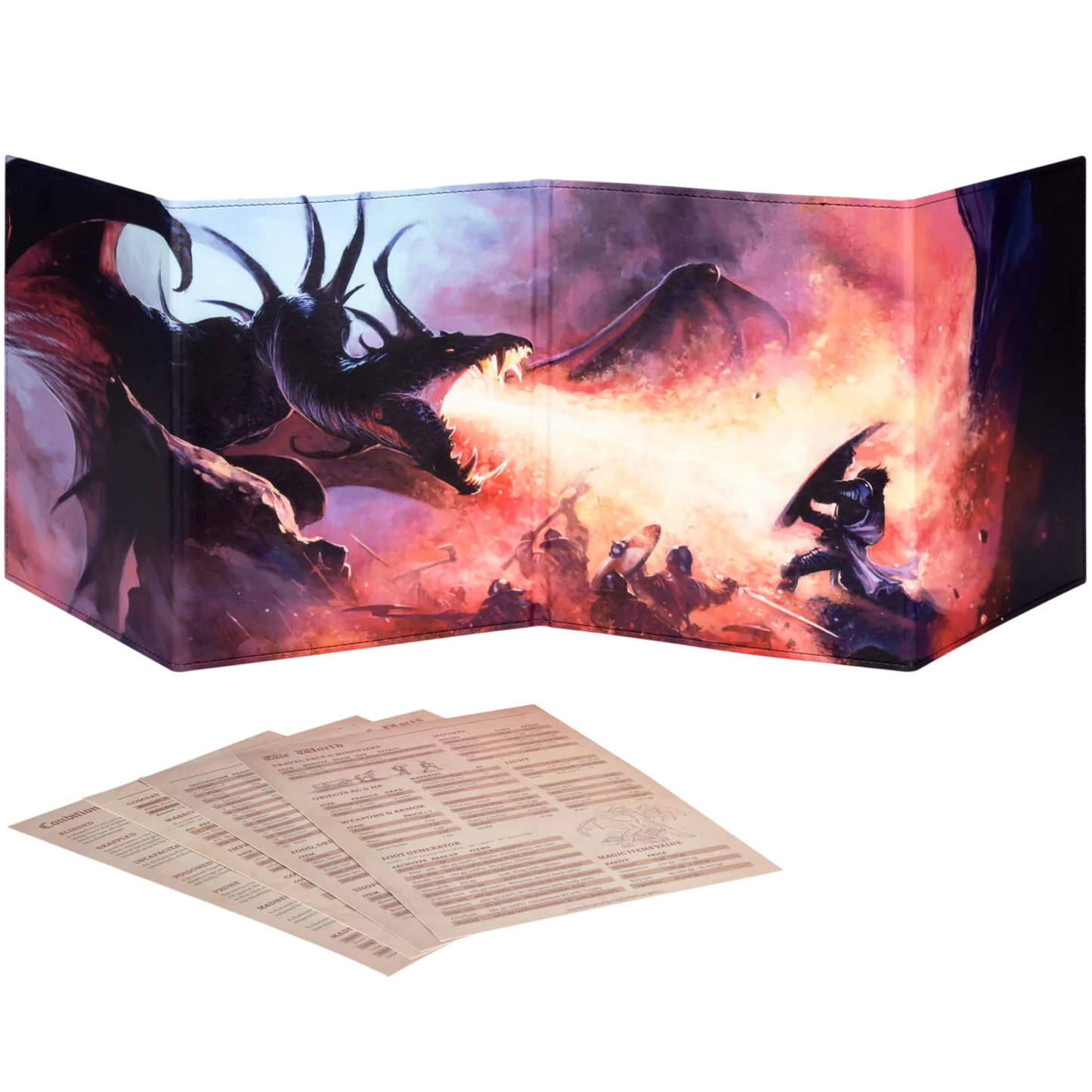 full color customizable DM screen, customizable DM screen, dungeon master screen with pockets, GM screen with inserts, DM screen transparent pockets, DM screen A4 inserts, travel friendly DM screen, folding DM screen 9x12, 36 inch wide DM screen, tabletop RPG game master screen, Dungeons and Dragons DM screen, TTRPG accessories, dungeon master tools, game master accessories, DM screen gift, gift for dungeon masters, campaign notes organizer, portable RPG screen, Lynx DM screen, LNX08001, X003L985HD, rolepla