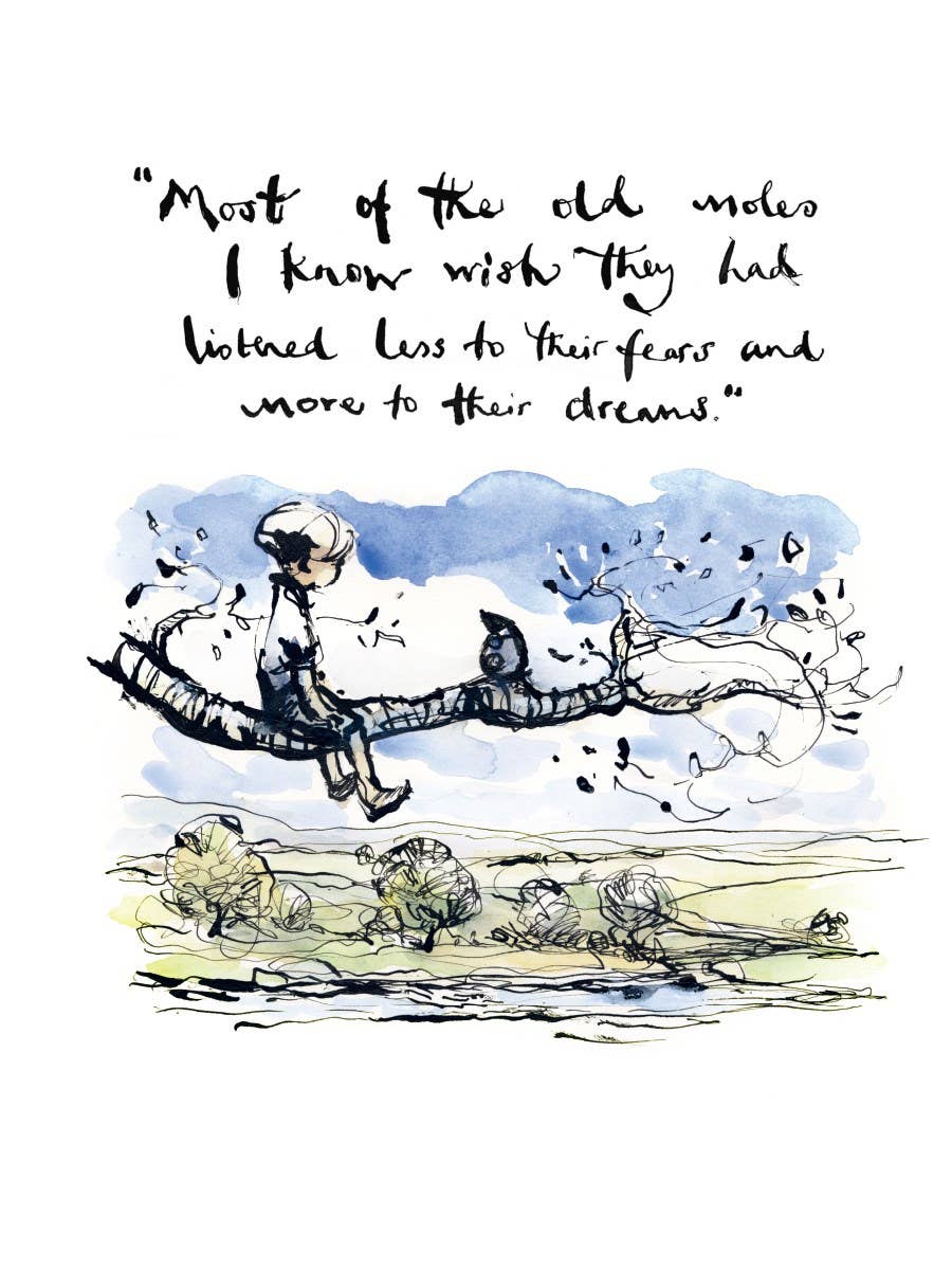 The Boy the Mole the Fox and the Horse book, Charlie Mackesy hardcover edition, inspirational illustrated book, award-winning animated short adaptation, fifth anniversary edition Mackesy, gift book for all ages, modern classic illustrated story, kindness and vulnerability book, artful gift hardcover, HarperCollins inspirational books, Rogue & Rye book collection, bestselling illustrated wisdom book.