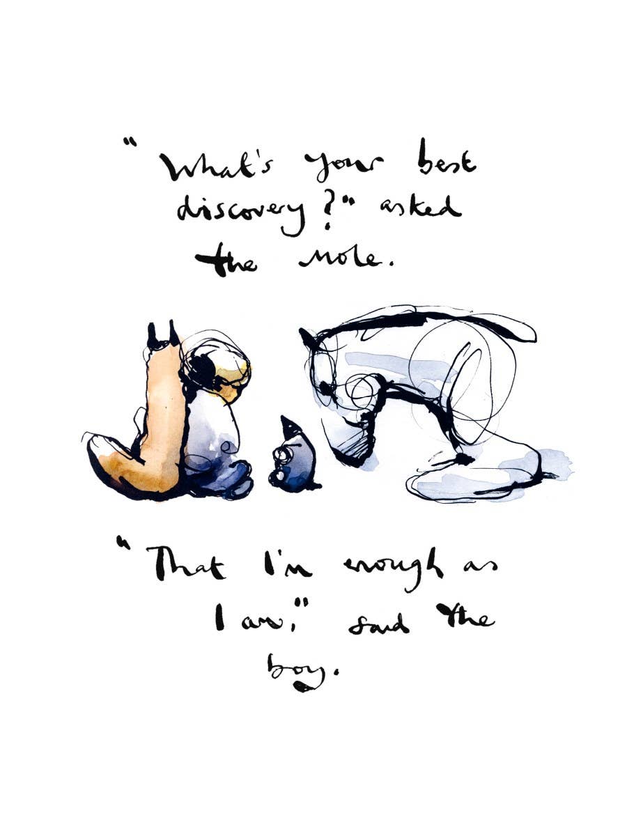 The Boy the Mole the Fox and the Horse book, Charlie Mackesy hardcover edition, inspirational illustrated book, award-winning animated short adaptation, fifth anniversary edition Mackesy, gift book for all ages, modern classic illustrated story, kindness and vulnerability book, artful gift hardcover, HarperCollins inspirational books, Rogue & Rye book collection, bestselling illustrated wisdom book.