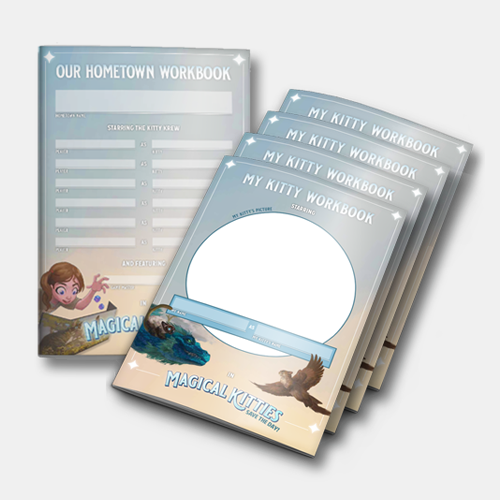 Magical Kitties Save the Day Series Workbook Pack with Our Hometown and My Kitty workbooks