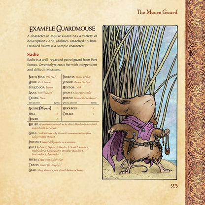 Mouse Guard Roleplaying Game Box Set, 2nd Ed. by David Petersen