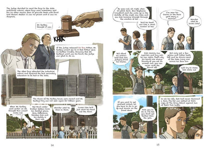 To Kill a Mockingbird graphic novel, Harper Lee graphic adaptation, Fred Fordham illustrator Mockingbird, classic American literature graphic novel, Pulitzer Prize adaptation, Maycomb Alabama illustrated story, YA and adult graphic novel classics, HarperCollins graphic adaptation, classroom edition To Kill a Mockingbird, visual adaptation of classic literature, Rogue & Rye book collection, literary graphic novels for teens and adults.