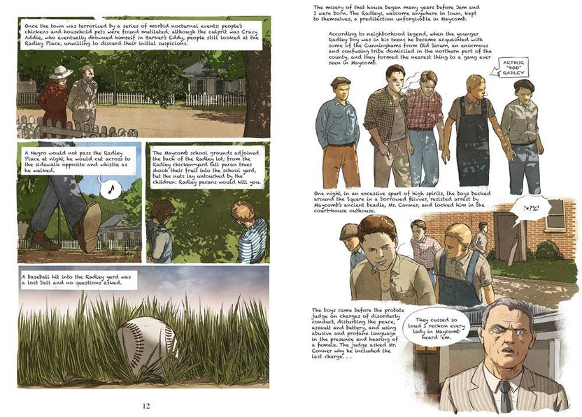 To Kill a Mockingbird graphic novel, Harper Lee graphic adaptation, Fred Fordham illustrator Mockingbird, classic American literature graphic novel, Pulitzer Prize adaptation, Maycomb Alabama illustrated story, YA and adult graphic novel classics, HarperCollins graphic adaptation, classroom edition To Kill a Mockingbird, visual adaptation of classic literature, Rogue & Rye book collection, literary graphic novels for teens and adults.