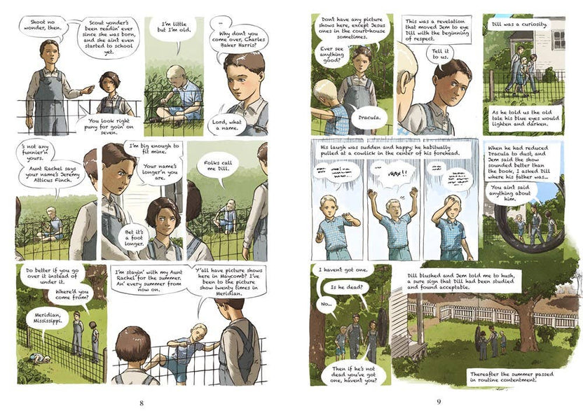 To Kill a Mockingbird graphic novel, Harper Lee graphic adaptation, Fred Fordham illustrator Mockingbird, classic American literature graphic novel, Pulitzer Prize adaptation, Maycomb Alabama illustrated story, YA and adult graphic novel classics, HarperCollins graphic adaptation, classroom edition To Kill a Mockingbird, visual adaptation of classic literature, Rogue & Rye book collection, literary graphic novels for teens and adults.