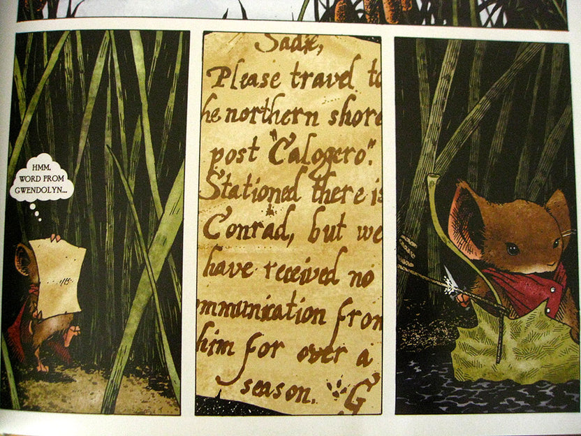 mouse guard fall 1152, mouse guard volume 1, david petersen graphic novel, medieval fantasy graphic novel, animal adventure comic, boom studios mouse guard, sword and sorcery for kids, fantasy mice comic, epic mouse fantasy, mouse guard series book 1, illustrated mouse tale, graphic novel animal warriors, mouse knight comic, mouse guard first volume, medieval mice story, fantasy graphic novels for all ages
