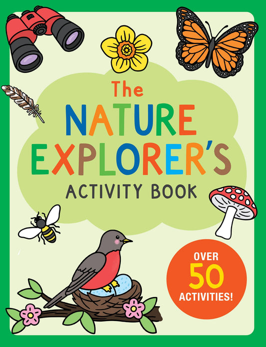 nature activity book for kids, outdoor learning workbook, STEM nature activities, kids nature journal, backyard science book, nature crafts and games, educational activity book ages 5+, forest school supplies, kids nature observation, animal tracks activity book, leaf identification for kids, bird watching activities, kids field notebook, homeschool nature curriculum