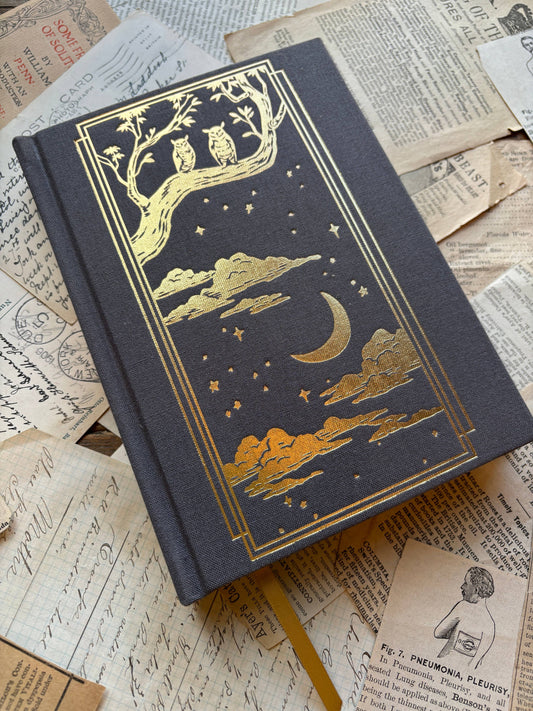 B6 black paper notebook, RPG notebook for gamers, Antiquarian notebook, fantasy journaling notebook, black paper sketchbook, DnD journal, gold foil hardcover notebook, creative writing RPG accessory, high GSM RPG notebook, best notebook for gel pens