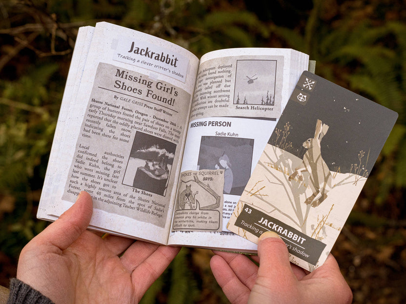 Outdoors Oracle deck, nature oracle cards, storytelling oracle deck, introspection card deck, Portland illustrators, A Nature Unknown, narrative journal deck, wilderness oracle, unique gift for nature lovers, indie oracle deck, Oregon makers