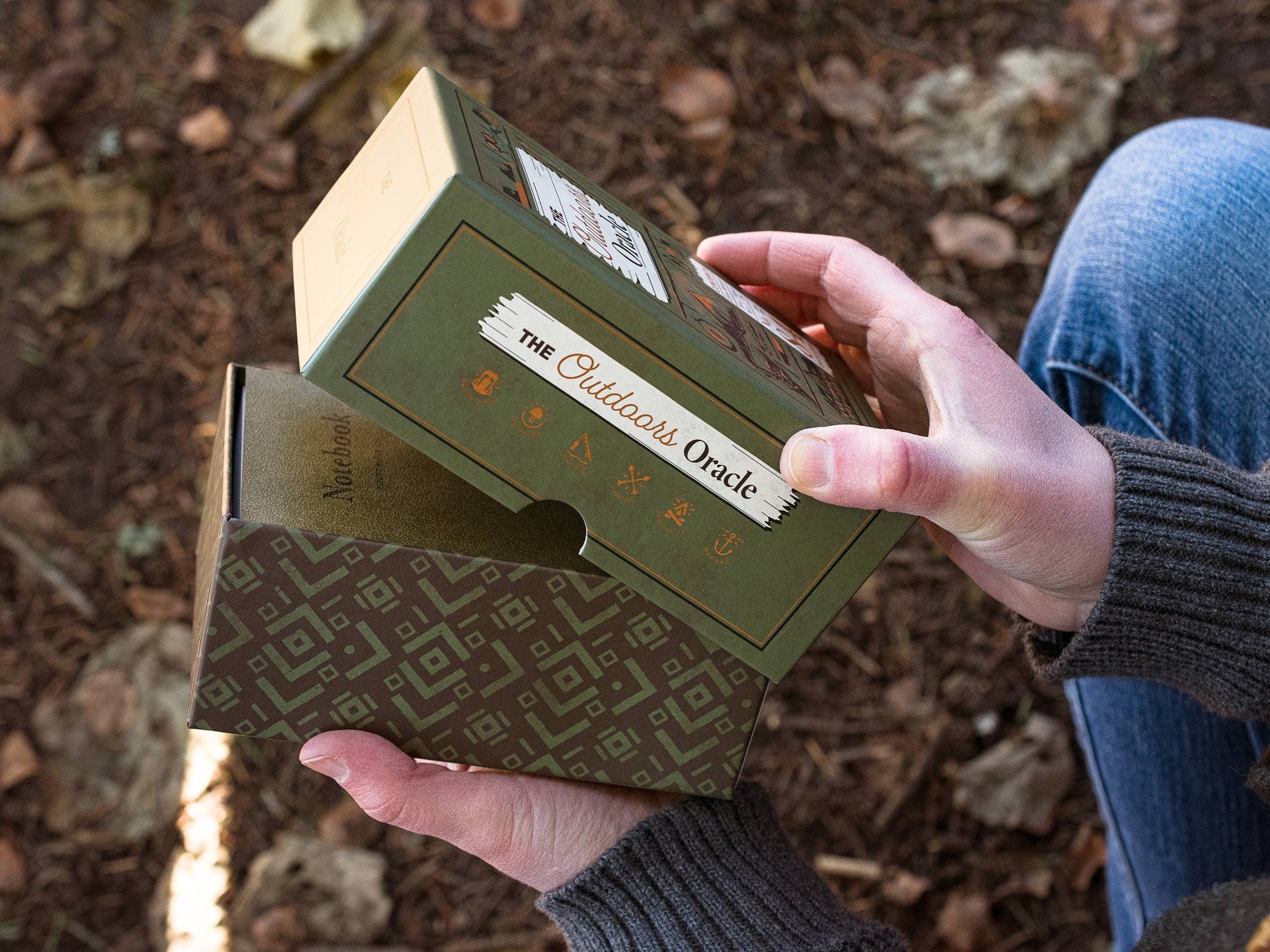 Outdoors Oracle deck, nature oracle cards, storytelling oracle deck, introspection card deck, Portland illustrators, A Nature Unknown, narrative journal deck, wilderness oracle, unique gift for nature lovers, indie oracle deck, Oregon makers