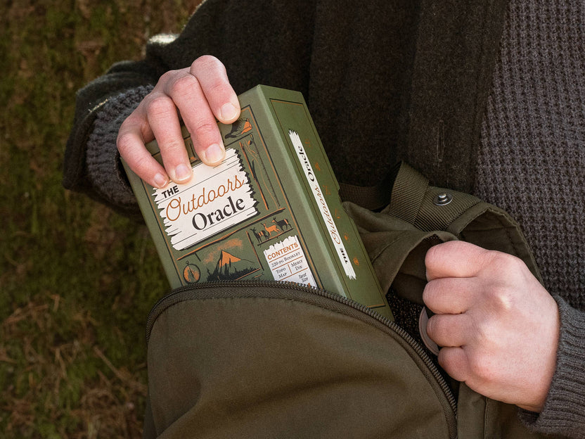 Outdoors Oracle deck, nature oracle cards, storytelling oracle deck, introspection card deck, Portland illustrators, A Nature Unknown, narrative journal deck, wilderness oracle, unique gift for nature lovers, indie oracle deck, Oregon makers