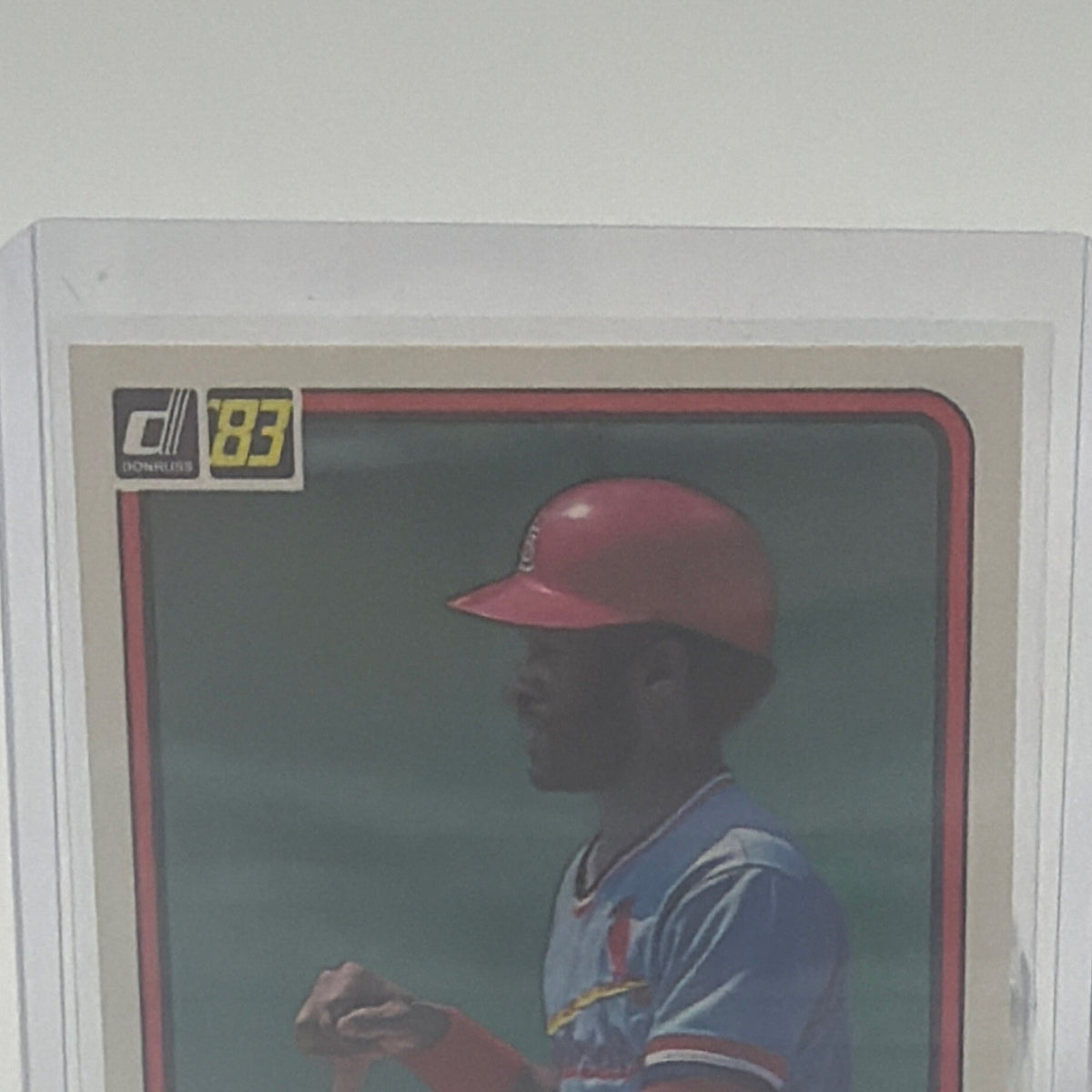 Back detail of Ozzie Smith 1983 Donruss #120 baseball card