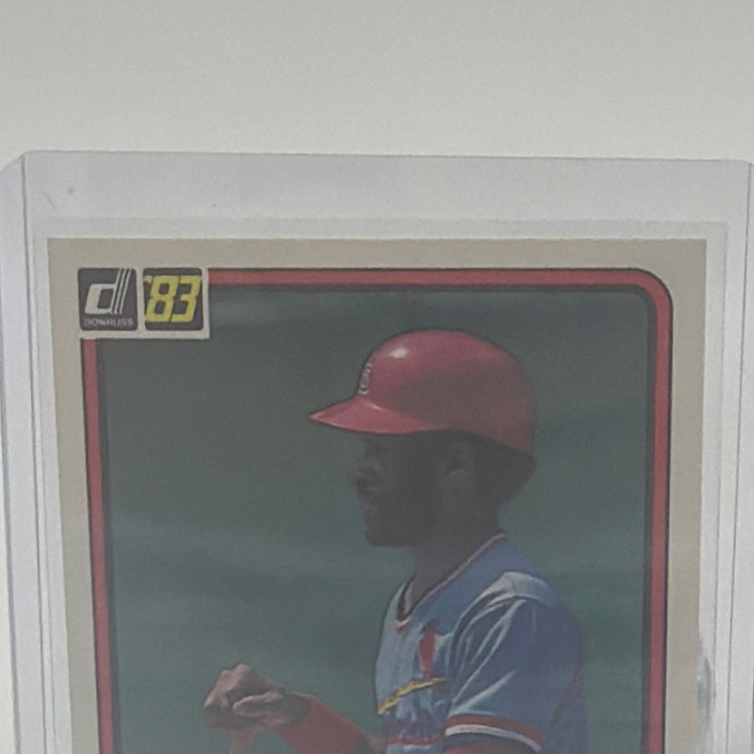 Back detail of Ozzie Smith 1983 Donruss #120 baseball card