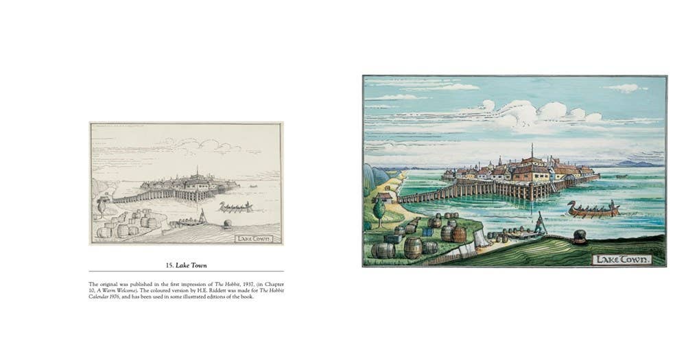 Pictures by JRR Tolkien art book, Tolkien illustrations hardcover, Middle-earth artwork collection, Tolkien watercolors and sketches, Christopher Tolkien commentary, fantasy art gift book, Rivendell Lothlorien Tolkien art, Smaug illustration Tolkien, HarperCollins Tolkien art edition, Rogue & Rye book collection, Tolkien collector gift, Middle-earth visual history.