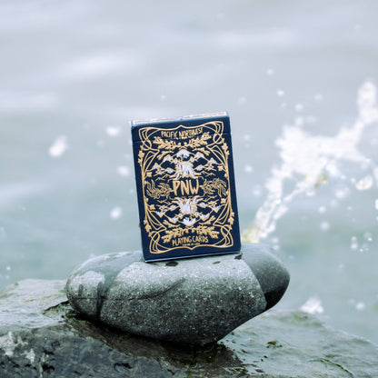 PNW playing cards, Pacific Northwest gifts, PNW wildlife cards, mushroom playing cards, nature playing cards, illustrated card deck, Pacific Northwest art deck, PNW game night, botanical playing cards, wildlife illustrations, trail-inspired playing cards, smooth shuffle cards, high-quality card deck, unique PNW gift, family-run game studio, Gameswell playing cards, Pacific Northwest mushrooms, PNW artisan gift, Rogue & Rye card games, nature lover gift idea, eco-inspired playing cards, illustrated face card