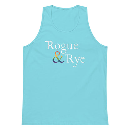 and pride tank top, premium lgbtq tank, inclusive pride apparel, rogue and rye pride collection, queer and strong tank, soft cotton pride tank, sleeveless inclusive shirt, lgbtq movement wear, outright international donation, love without limits tank, roomy fit pride tank, gender inclusive pride gear, drop armhole tank, midweight cotton tank, pride activewear, complex identity pride shirt, rogue and rye tank top