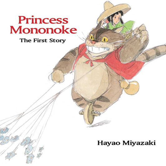princess mononoke book, hayao miyazaki storybook, princess mononoke first story, miyazaki watercolor book, studio ghibli collector book, original princess mononoke story, miyazaki early works, ghibli art book, mononoke illustrated book, oversized miyazaki book, princess mononoke concept art, princess mononoke illustrated edition, ghibli gift book, watercolor anime book, viz studio ghibli books