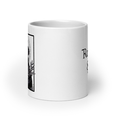 cleric skunk mug, Rogue & Rye cleric coffee mug, healing magic mug, dnd cleric gift, fantasy ceramic mug, tabletop rpg drinkware, skunk character mug, dishwasher safe dnd mug, microwave safe cleric mug, rpg coffee cup